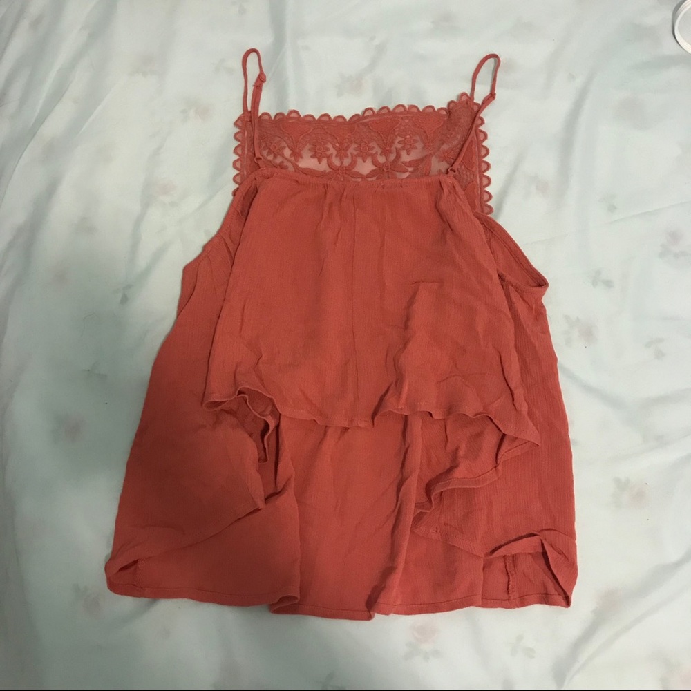 Embroidered Square Neck Tank - Picture 6 of 6